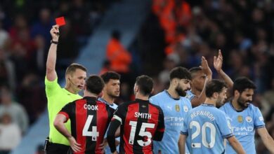 Man City Hancurkan Bournemouth: 2 Kartu Merah, Kemenangan Dramatis 3-1