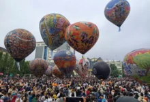 Balon Palestina Hiasi Festival UMP: Simbol Dukungan Menyentuh Langit Purwokerto