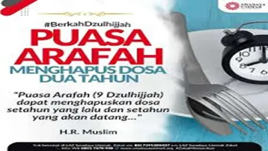 Doa Buka Puasa Arafah: Keutamaan, Arab, Latin & Artinya