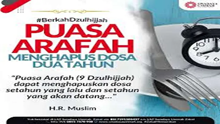 Doa Buka Puasa Arafah: Keutamaan, Arab, Latin & Artinya