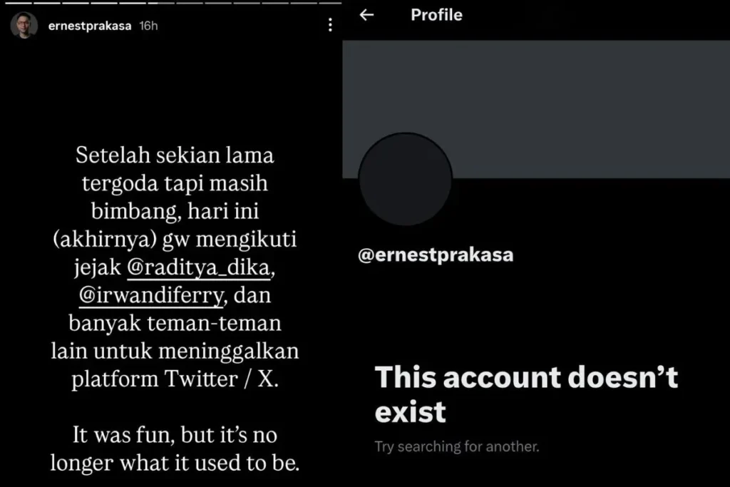 Ernest Prakasa Hapus Akun X: Misteri di Balik Keputusan Mengejutkan Ini