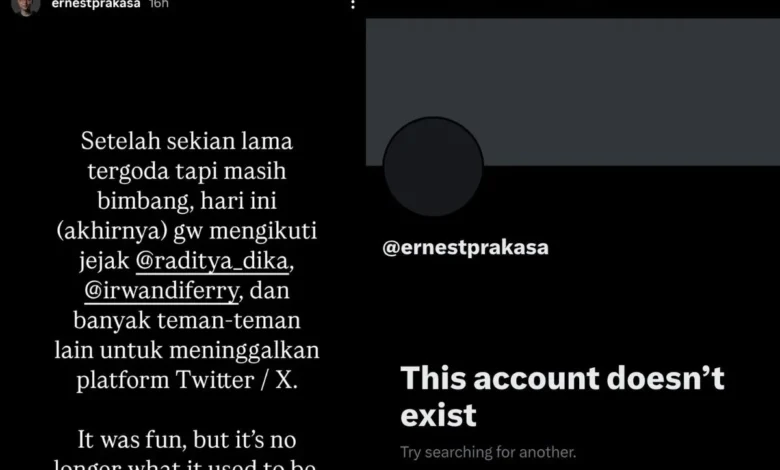 Ernest Prakasa Hapus Akun X: Misteri di Balik Keputusan Mengejutkan Ini