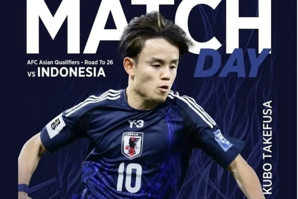 Jepang Hancurkan Indonesia 3-0: Kamada & Kubo Bersinar, Saksikan Highlight!