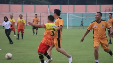 Polres Bojonegoro vs Jurnalis: Adu Strategi Sepak Bola Seru