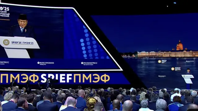 Prabowo Gugup, Putin Tepuk Tangan: Momen SPIEF 2025